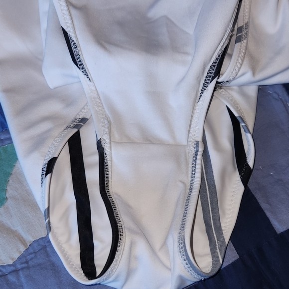 Cupshe Ice & Snow Love Stripe One Piece - Picture 2 of 7